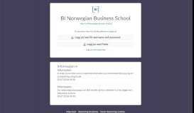
							         BI Norwegian Business School - Itslearning								  
							    