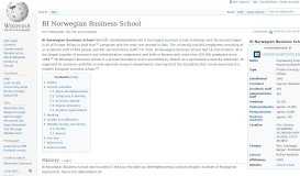 
							         BI Norwegian Business School - Wikipedia								  
							    