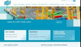 
							         BIC: Bureau of International Containers								  
							    