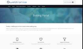 
							         Bidding Portal | Timed & Webcast Auctions - Webtron Online Auction								  
							    