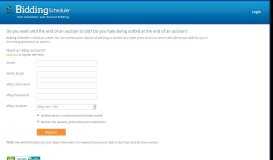 
							         BiddingScheduler.com - Registration Form - eBay Bidding ...								  
							    