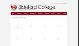 
							         Bideford College » External Student Portal								  
							    