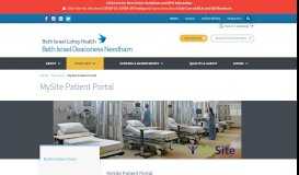 
							         BID–Needham Hospital Patient Portal - Beth Israel Deaconess ...								  
							    