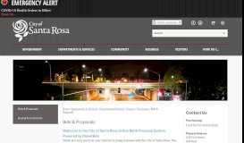 
							         Bids & Proposals | Santa Rosa, CA								  
							    