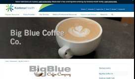 
							         Big Blue Coffee Co - Kootenai Health								  
							    