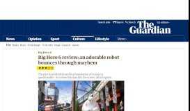 
							         Big Hero 6 review: an adorable robot bounces through mayhem | Film ...								  
							    