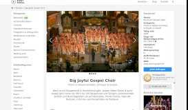 
							         Big Joyful Gospel Choir buchen | Event Portal								  
							    