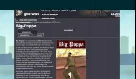 
							         Big Poppa | GTA Wiki | FANDOM powered by Wikia								  
							    