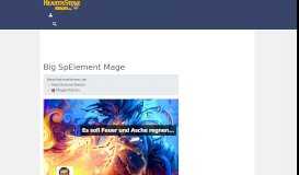 
							         Big SpElement Mage - Hearthstone Deck-Guide								  
							    