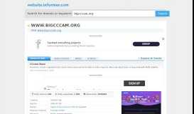 
							         bigcccam.org at WI. Maza | MyCccam.org - Website Informer								  
							    
