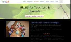 
							         BigSIS for Teachers & Parents								  
							    