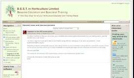 
							         BiH: logging in to the RHS exams portal - BEST in Horticulture								  
							    