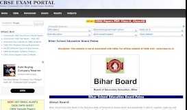 
							         Bihar School Education Board Patna | CBSE PORTAL : CBSE, ICSE ...								  
							    