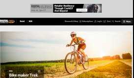 
							         Bike maker Trek includes dealers in online retail sales								  
							    