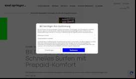 
							         BILDmobil Speedstick: Schnelles Surfen mit Prepaid-Komfort - Axel ...								  
							    