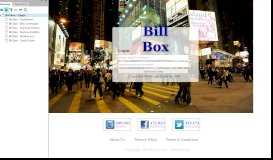 
							         Bill Box - Login								  
							    