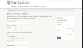 
							         Bill Pay Portal Access | Payment Center | Penn Medicine								  
							    