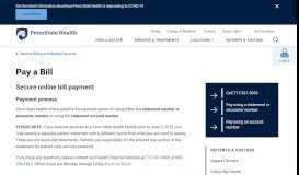 
							         Bill Pay Portal - Penn State Health St. Joseph - Reading								  
							    