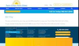 
							         Bill Pay – Twin Cities Pain Clinic								  
							    