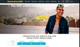 
							         Bill payment services | Western Union US								  
							    