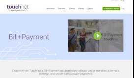 
							         Bill Payment - TouchNet Information Systems, Inc.								  
							    