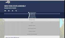 
							         Bill Search and Legislative Information - New York State Assembly								  
							    