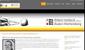
							         Billard-Verband Baden-Württemberg e.V.								  
							    
