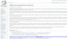 
							         Billboard Comprehensive Albums - Wikipedia								  
							    