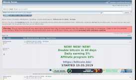 
							         BillCoin.biz 5% Daily - 40 Days. - Bitcoin Forum								  
							    