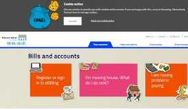 
							         Billing and accounts | Your Wessex Water account online.								  
							    