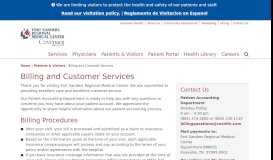 
							         Billing and Customer Services | Fort Sanders Regional Medical Center ...								  
							    
