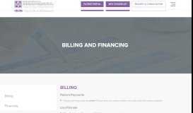 
							         Billing and Financing - Dr Charles Miller								  
							    