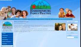 
							         Billing and Health Insurance | Harrisonburg Family Practice								  
							    