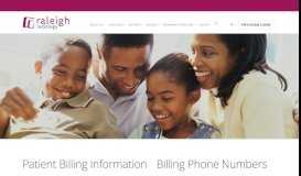 
							         Billing and Self Pay Information - Raleigh Radiology								  
							    