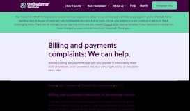 
							         Billing complaint? Ombudsman Services can help | Ombudsman ...								  
							    