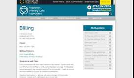 
							         Billing - Frederick Primary Care Associates								  
							    