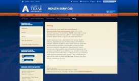 
							         Billing – Health Services – The University of Texas at Arlington - UTA								  
							    