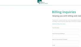 
							         Billing Inquiries | Select Physical Therapy								  
							    