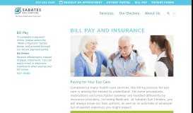
							         Billing & Insurance | Sabates Eye Centers								  
							    