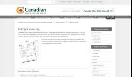 
							         Billing & Invoicing | Canadian Linen								  
							    