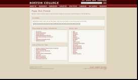 
							         Billing - Office of Student Services - Boston College								  
							    