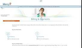
							         Billing, Payment and Financial Assistance | Mercy								  
							    
