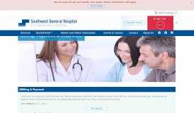
							         Billing, Payment & Insurance: Southwest General Hospital | A Steward ...								  
							    