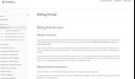 
							         Billing Portal - Chargify API Documentation								  
							    