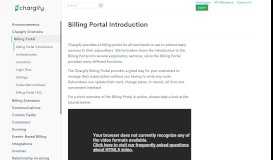
							         Billing Portal Introduction - Chargify Documentation								  
							    