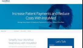 
							         Billing Services and InstaMed								  
							    