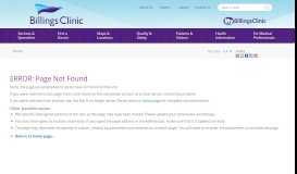 
							         Billings Clinic Launches Web Portal that Gives Patients Access to ...								  
							    