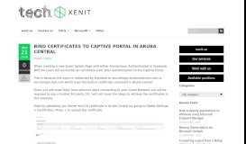
							         BIND CERTIFICATES TO CAPTIVE PORTAL IN ARUBA CENTRAL ...								  
							    