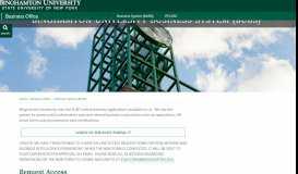 
							         Binghamton University Business System (BUBS) - Business Office ...								  
							    