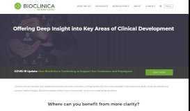 
							         Bioclinica: Bring Clarity to your Clinical Trials								  
							    